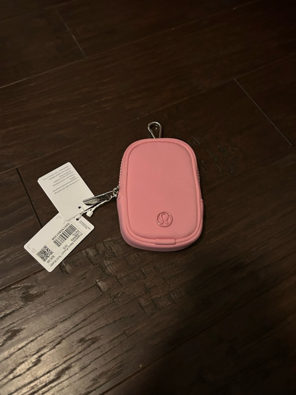 lululemon athletica Pink Clip-On Zip Pouch